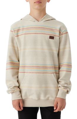 O'Neill Kids' Bavaro Stripe Hoodie in Light Khaki