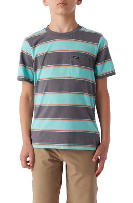 O'Neill Kids' Bolder Stripe Pocket T-Shirt in Grey