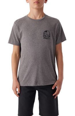 O'Neill Kids' Chunk Graphic T-Shirt in Heather Grey