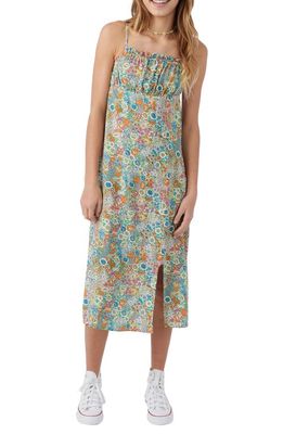 O'Neill Kids' Clover Floral Ruffle Dress in Multi Colored