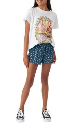 O'Neill Kids' Gabi Jasmine Floral Shorts in Slate
