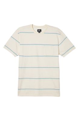 O'Neill Kids' Smasher Stripe Cotton T-Shirt in Cream