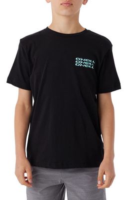 O'Neill Kids' Spike Cotton Graphic T-Shirt in Black