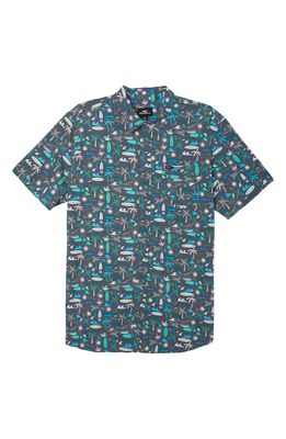 O'Neill Kids' Surf Dayz Button-Up Shirt in Graphite