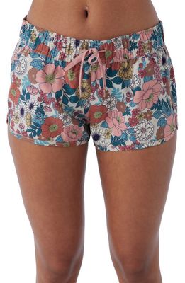 O'Neill Laney 2 Print Cover-Up Shorts in Cement