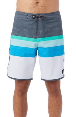 O'Neill Lennox Scallop 19 Hyperdry™ Stretch Board Shorts in Graphite