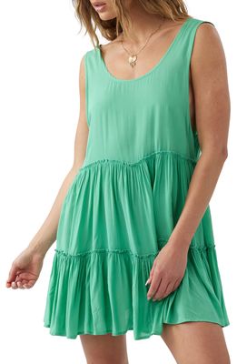 O'Neill Linnet Sleeveless Cover-Up Minidress in Gumdrop Green