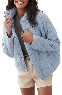 O'Neill Mabeline Double Cotton Gauze Jacket in Chambray