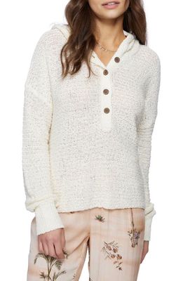 O'Neill Magic Hour Hooded Sweater in Winter White
