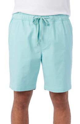 O'Neill Porter Stretch Cotton Shorts in Aqua Haze