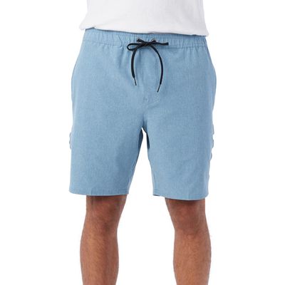 O'Neill Reserve Drawstring Waist Shorts in Blue Shadow