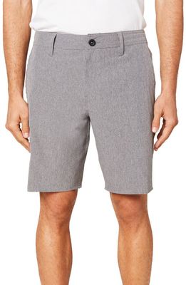 O'Neill Reserve Heather Hybrid Water Resistant Swim Shorts in Grey