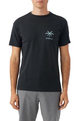 O'Neill Rights Graphic T-Shirt in Dark Charcoal