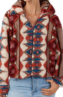 O'Neill Rori High Pile Fleece Jacket in Multi Colored