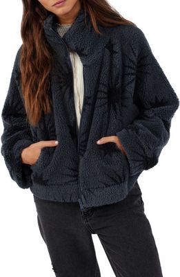 O'Neill Rori High Pile Fleece Jacket in Slate