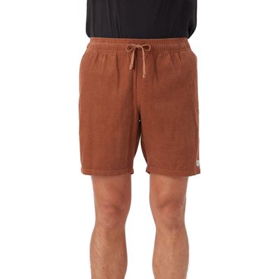 O'Neill Stretch Corduroy Drawstring Shorts in Tobacco at Nordstrom, Size X-Large