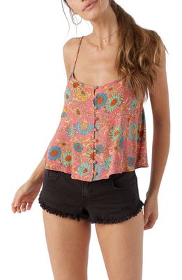 O'Neill Tallie Floral Camisole in Calypso Coral