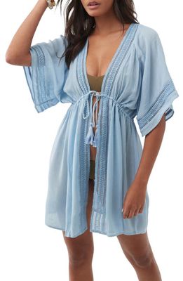 O'Neill Wilder Lace Trim Cover-Up in Chambray