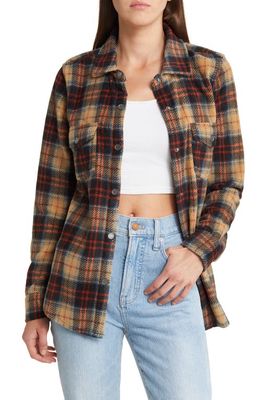 O'Neill Zuma Plaid Jacket in Brown Multi Colored