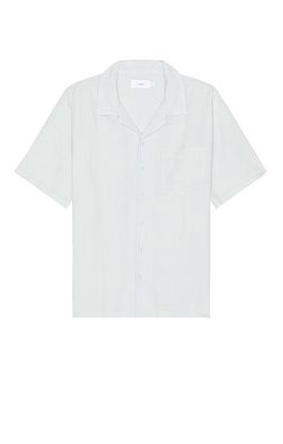 onia Camp Shirt in Baby Blue