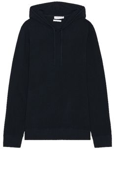 onia Cashmere Hoodie in Navy