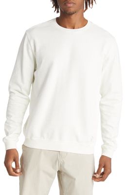 Onia Men's Garment Dye French Terry Sweatshirt in White