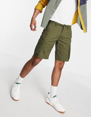 Only & Sons cargo shorts in green