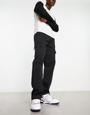 Only & Sons Edge loose fit cargo pants in black