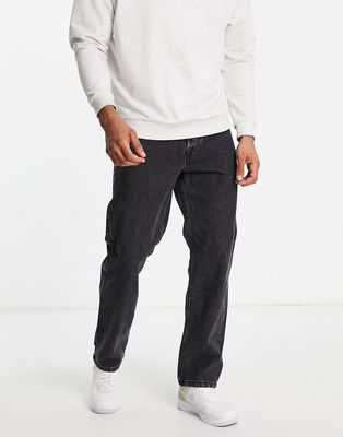 Only & Sons edge loose fit jeans in gray wash