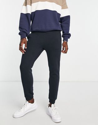 Only & Sons jersey sweatpants in dark navy