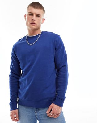 Only & Sons oversized crew neck sweat in blue