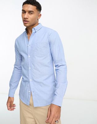 Only & Sons oxford shirt in light blue
