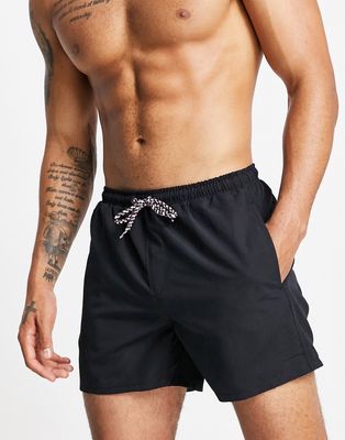 Only & Sons Swim Shorts In Black