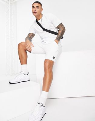 Only & Sons T-shirt and shorts set in white