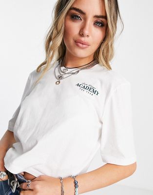 Only athleisure design T-shirt in white