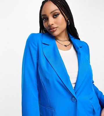 Only Curve blazer in bright blue