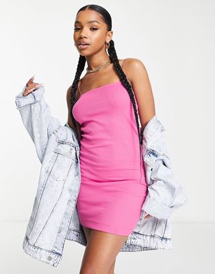 Only jersey cami body-conscious mini dress in pink