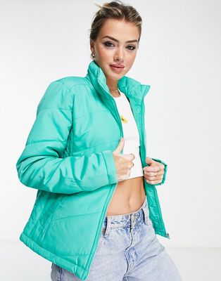 Only Nicole quilted jacket in green