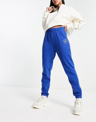 Only sweatpants in cobalt blue - part of a set