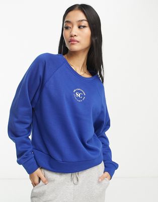 Only sweatshirt in cobalt blue - part of a set