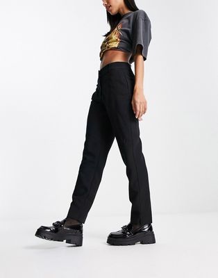 Only tailored cigarette pants in black