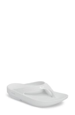 Oofos OOlala Sandal in White