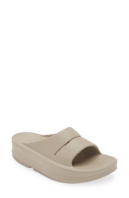 Oofos OOmega OOahh Slide Sandal in Nomad 