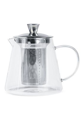 Oolong Glass & Stainless Steel Teapot