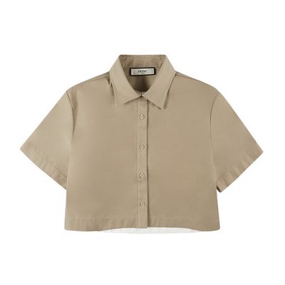 Open Back Boxy Shirt