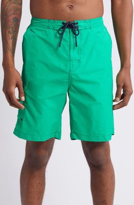 Open Edit Cargo Board Shorts in Green Bright