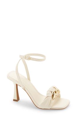 Open Edit Kenni Ankle Strap Sandal in Ivory