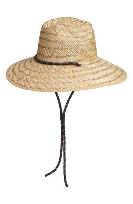 Open Edit Straw Lifeguard Hat in Natural