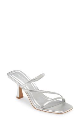 Open Edit Tawney Sandal in Silver Metallic