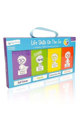 Open the Joy Life Skills on the Go Activity Cards in Aqua